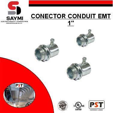 CONECTOR CONDUIT EMT 1″