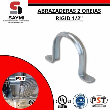 ABRAZADERAS 2 OREJAS RIGID 1/2″