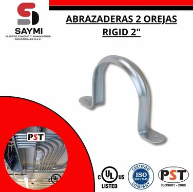 ABRAZADERAS 2 OREJAS RIGID 2″