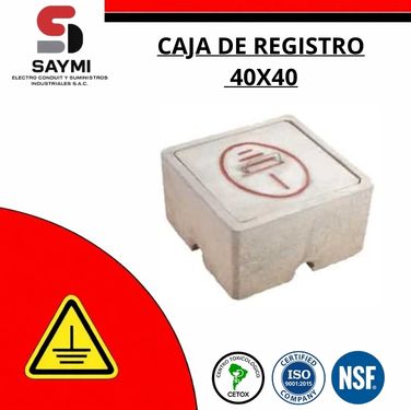 CAJA DE REGISTRO 40 X 40